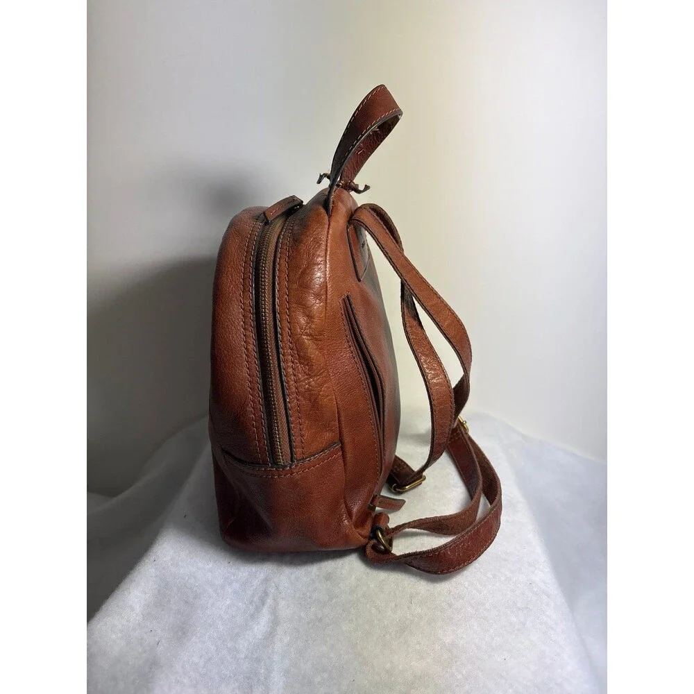 Fossil Backpack purse genuine cowhide leather